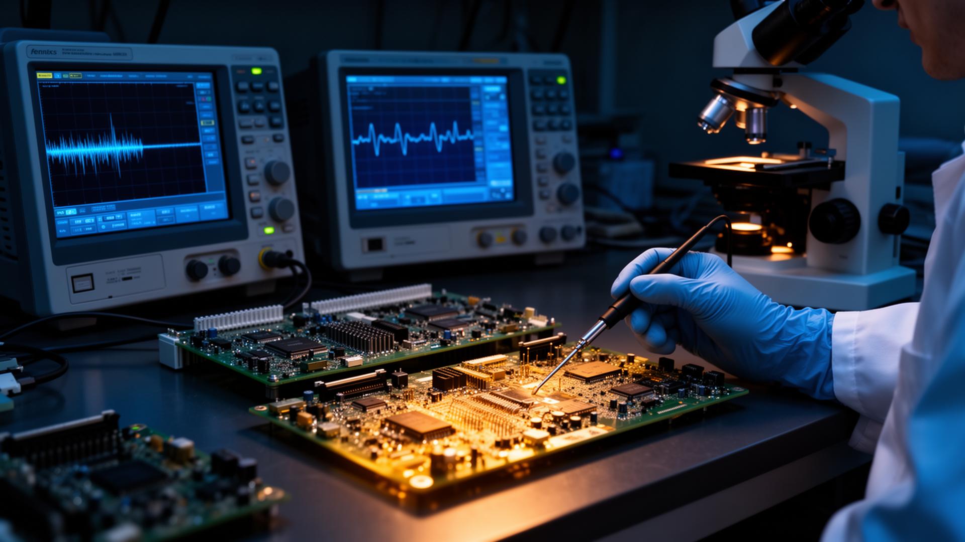 Laboratório de eletrônica MRI